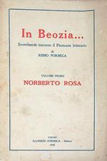 In Beozia... scorribande traverso il Piemonte Letterario Volume 1 Norberto Rosa