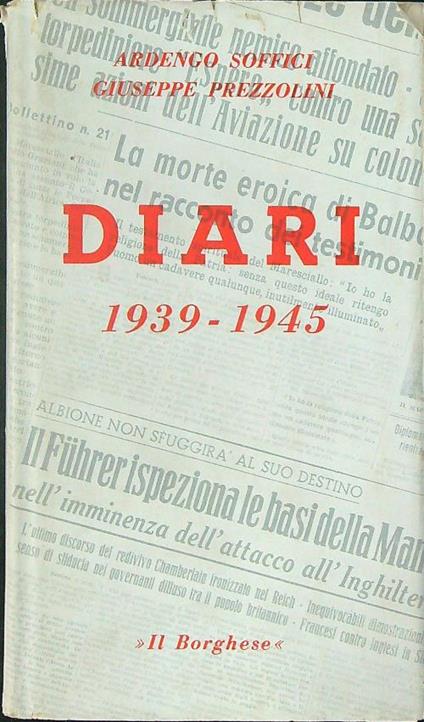 Diari 1939 - 1945 - copertina