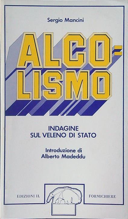 Alcolismo - Sergio Mancini - copertina