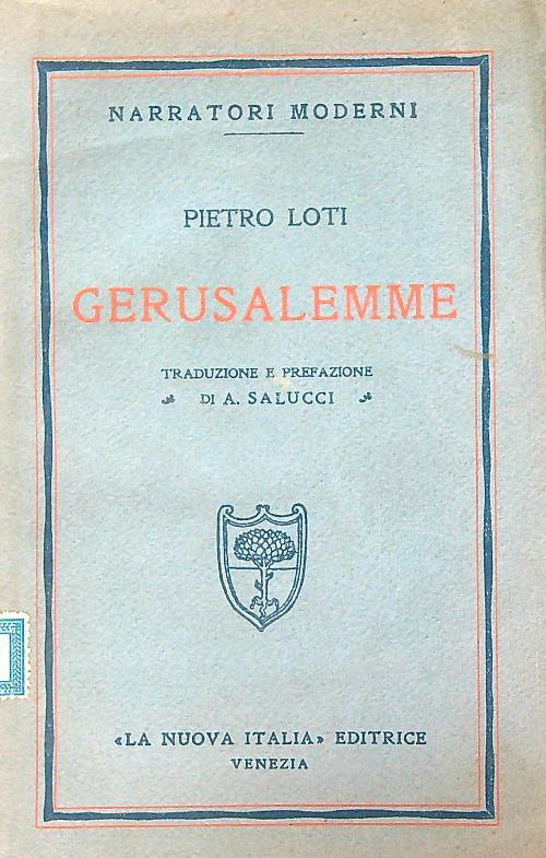 Gerusalemme - Pietro Loti - copertina