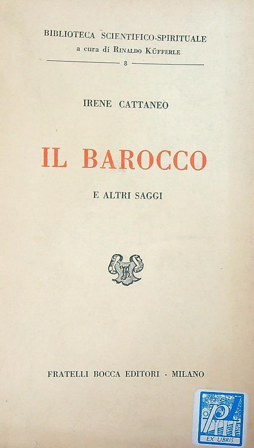 Il Barocco - Irene cattaneo - copertina