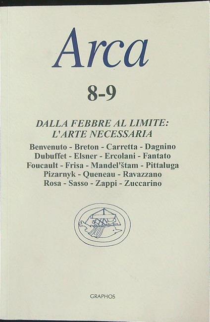 Arca 8-9 - copertina