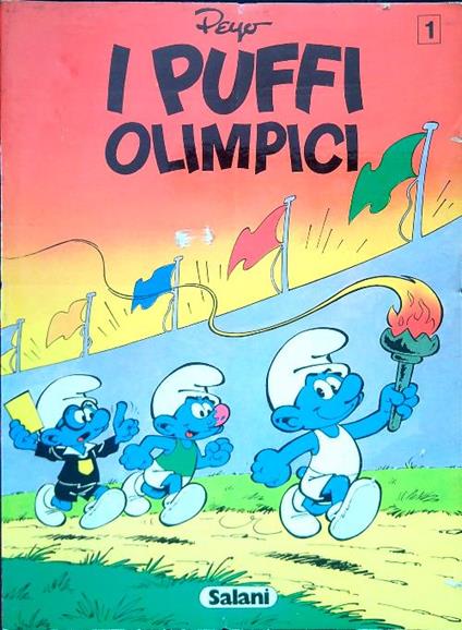 I Puffi olimpici - Peyo - copertina