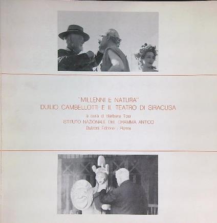 Millenni e natura : Duilio Cambellotti e il Teatro di Siracusa - Barbara Tosi - copertina