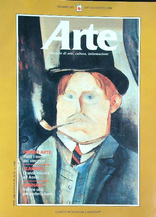 Arte 187/1988 - copertina