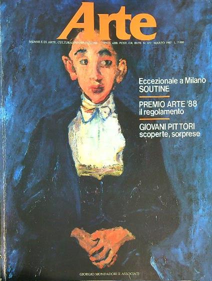 Arte 172/1987 - copertina