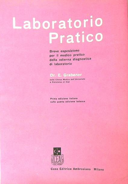 Laboratorio pratico - E. Grebener - copertina