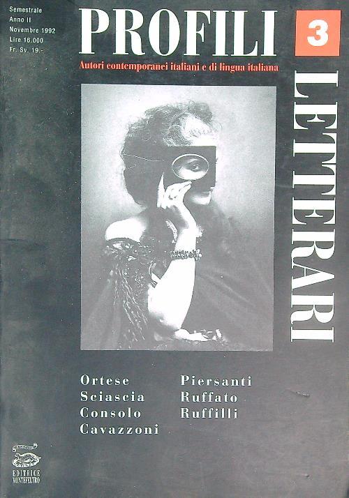 Profili letterari 3/1992 - copertina