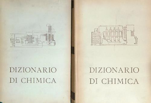 Dizionario di chimica. 2vv - Michele Giuia - copertina