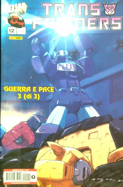 Transformers - Guerra e pace 3 (di 3) - copertina