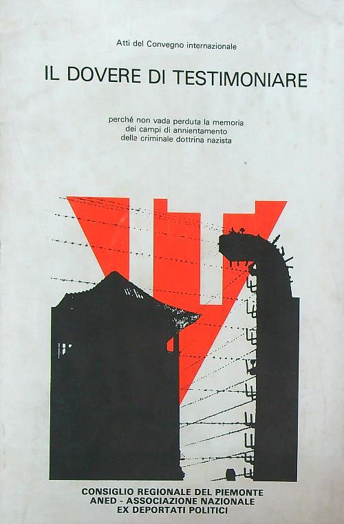 Il dovere di testimoniare - copertina