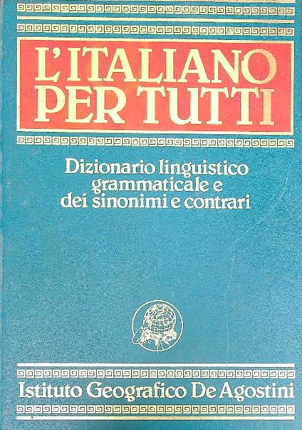 L' italiano per tutti - copertina