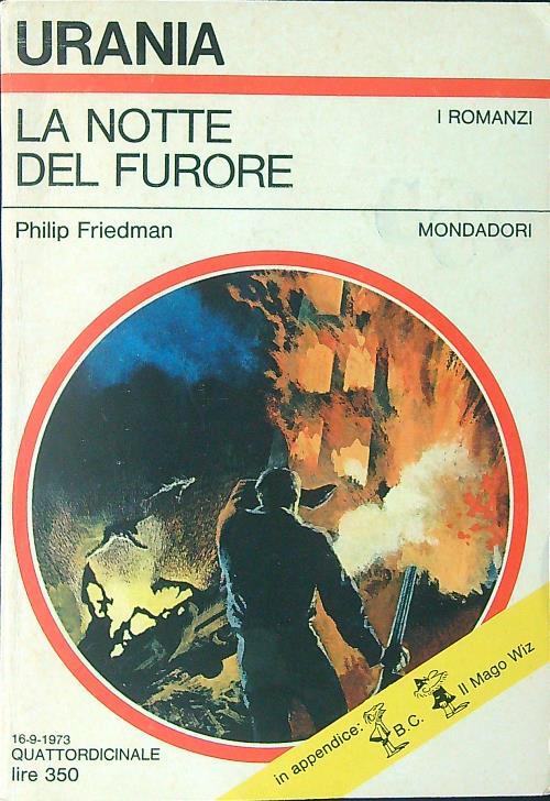 La  notte del furore - Philip Friedman - copertina