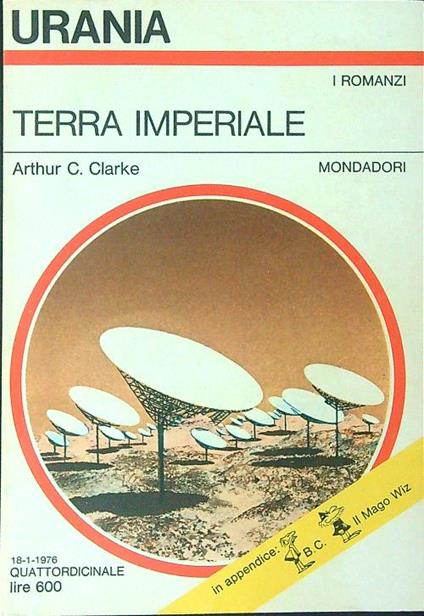 Terra imperiale - Arthur C. Clarke - copertina