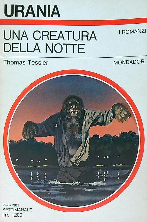 Una creatura della notte - Thomas Tessier - copertina