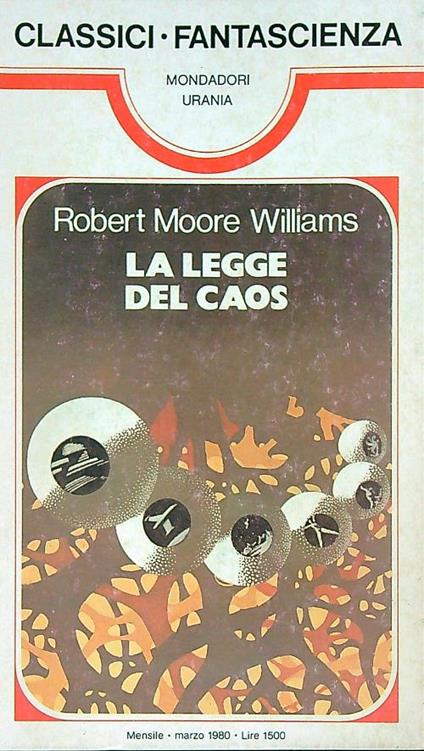 La legge del caos - Robert Williams - copertina