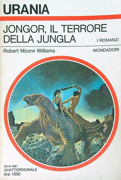 Jongor , Il Terrore Della Giungla - Robert Moore Williams - copertina