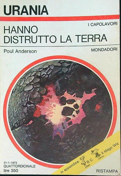Hanno distrutto la Terra - Poul Anderson - copertina