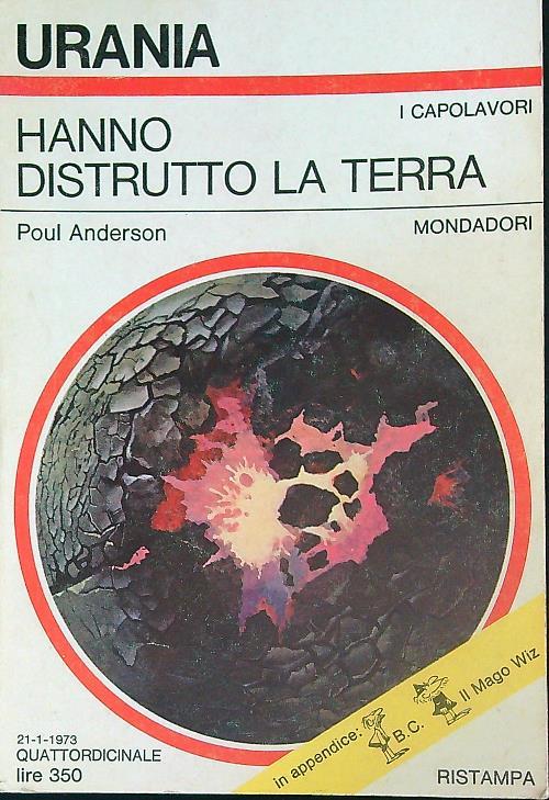 Hanno distrutto la Terra - Poul Anderson - copertina