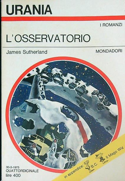 L' osservatorio - James Sutherland - copertina