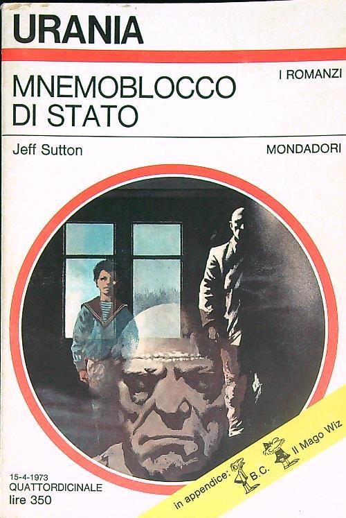 Mnemoblocco di Stato - Jeff Sutton - copertina