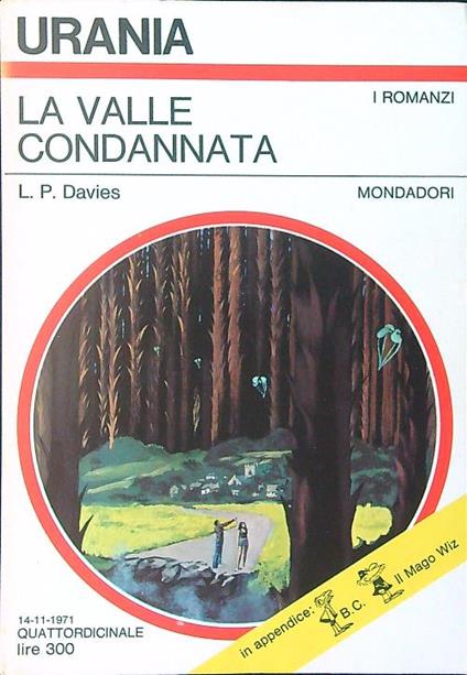 La  valle condannata - L. P. Davies - copertina