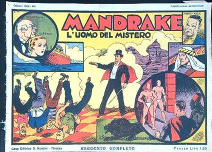 Mandrake L'uomo del mistero - copertina