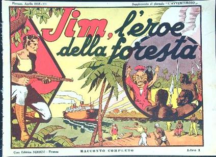 Jim L'eroe della foresta - copertina