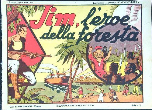 Jim L'eroe della foresta - copertina