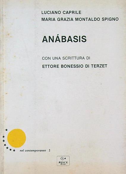 Anabasis  - Luciano Caprile - copertina