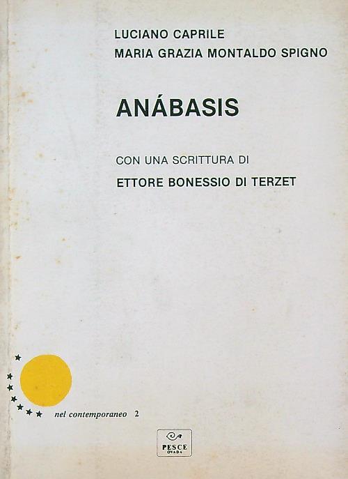 Anabasis  - Luciano Caprile - copertina
