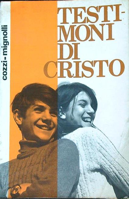 Testimoni di Cristo - cozzi - copertina