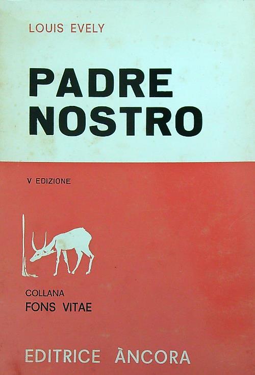 Padre nostro - Louis Evely - copertina