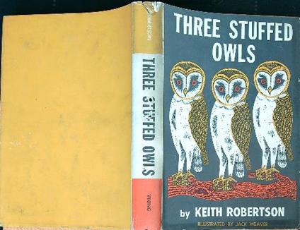 Three Stuffed Owls - Keith Robertson - copertina
