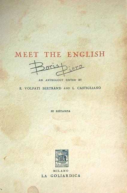 Meet the english - Bertrand - copertina