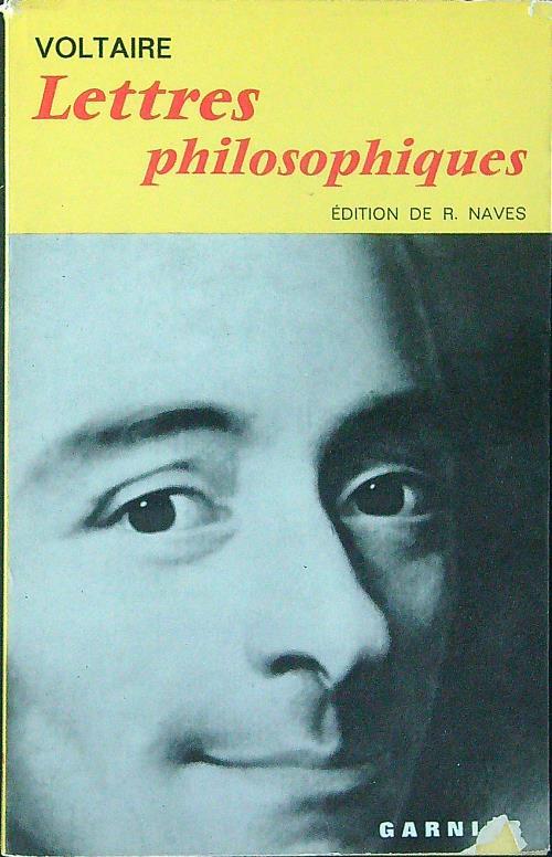 Lettres philosophiques - Voltaire - copertina
