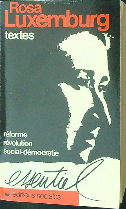 Textes - Rosa Luxemburg - copertina