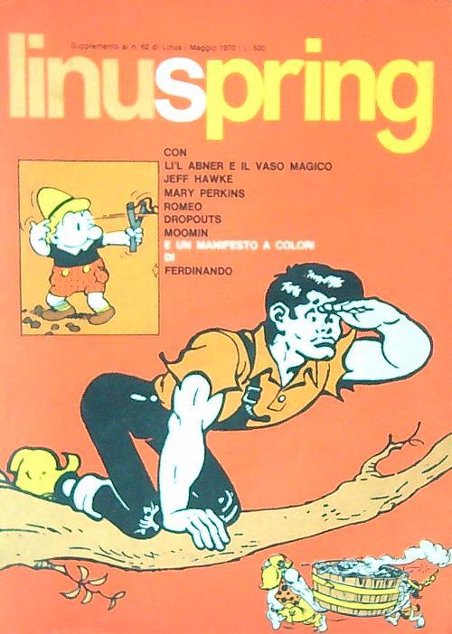 linuspring (supplemento a linus 62) - Maggio 1970 - copertina