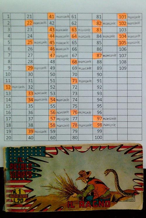 Il Piccolo Sceriffo 1-109. NON COMPLETA  - copertina