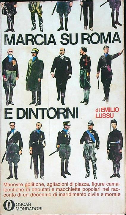 Marcia su Roma e dintorni - Emilio Lussu - copertina