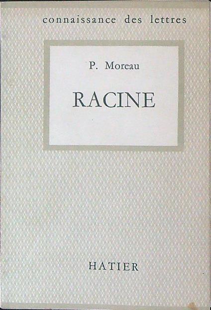 Racine - P. Moreau - copertina