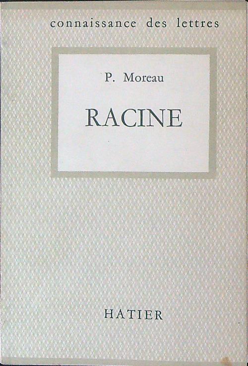 Racine - P. Moreau - copertina
