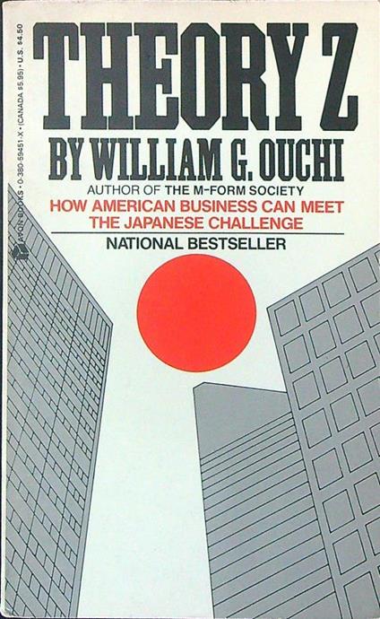 Theory Z  - William G. Ouchi - copertina