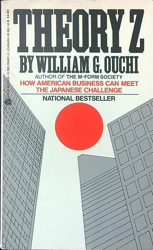 Theory Z  - William G. Ouchi - copertina
