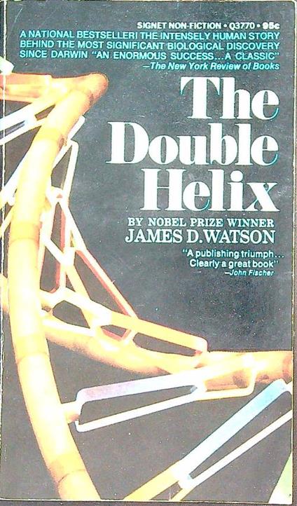 The Double Helix - James Watson - copertina