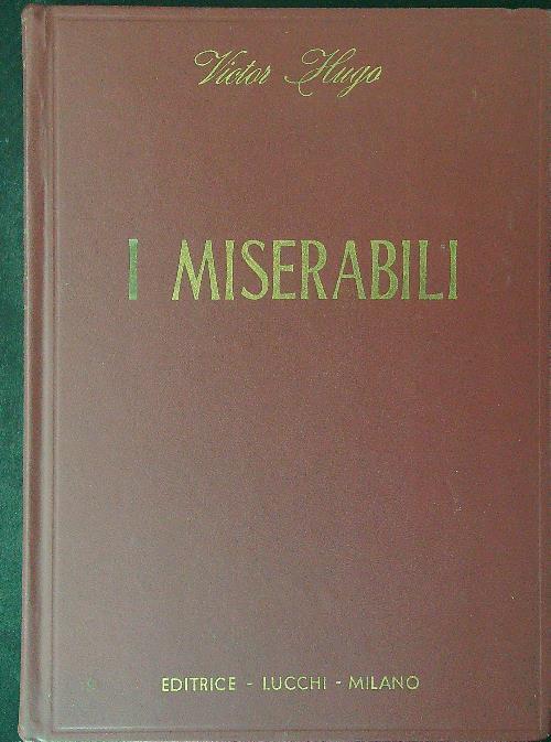 I  miserabili  - Victor Hugo - copertina