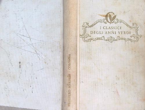 Colomba - Prospero Merimee - copertina