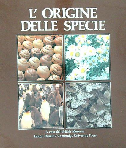 L' origine delle specie  - copertina