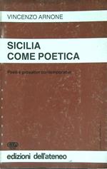 Sicilia come poetica. Poeti e prosatori contemporanei