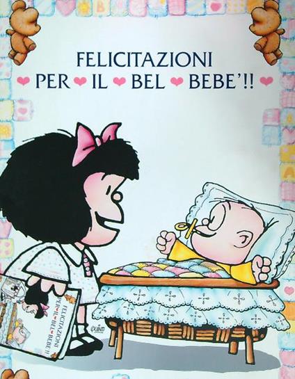 Biglietto di Auguri: Felicitazioni per il bel bebè - copertina